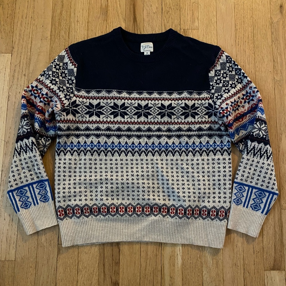 Women's JCrew Winter Sweater Lambswool